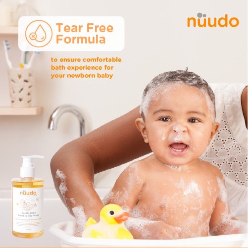 Nuudo Gentle Baby head To Toe Wash - Shampoo &amp; Sabun Bayi