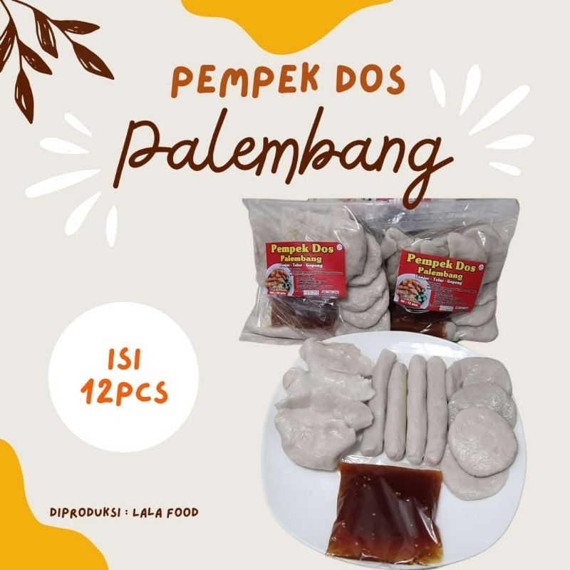 

PEMPEK DOS PALEMBANG ISI 12PCS