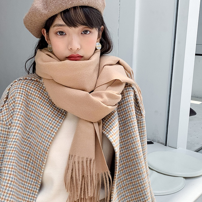 Scarf Tebal Musim Dingin Syal Wool Winter Korea Import