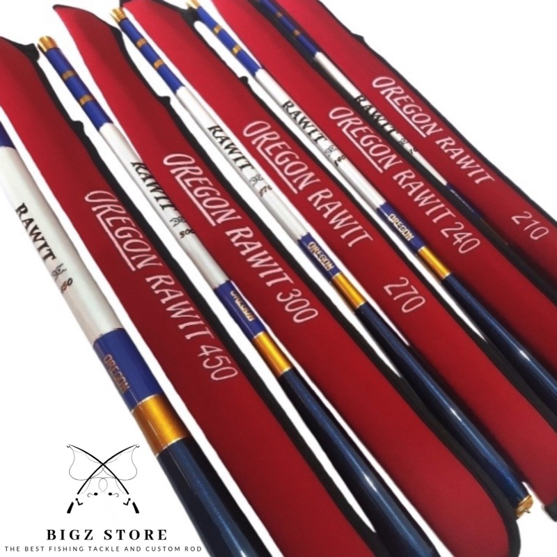 TEGEG CARBON OREGON RAWIT PANJANG 180 210 240 270 300 360 450 RUAS PENDEK KUAT DAN RINGAN