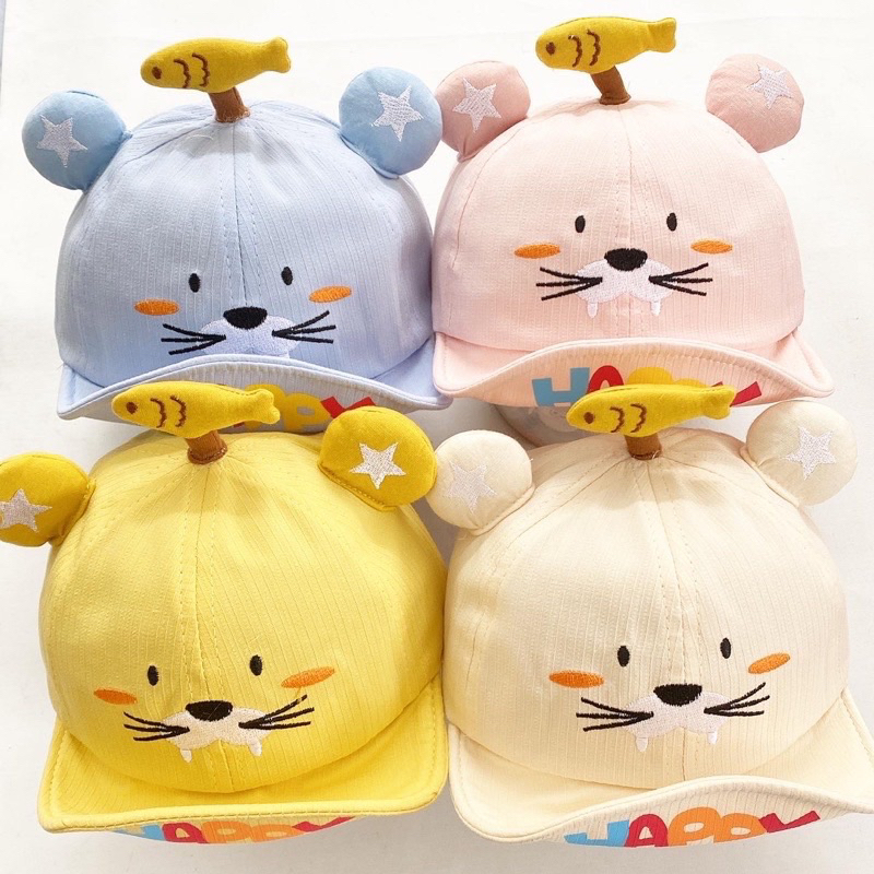 Topi Baby Import Anak Happy Seagull 3D