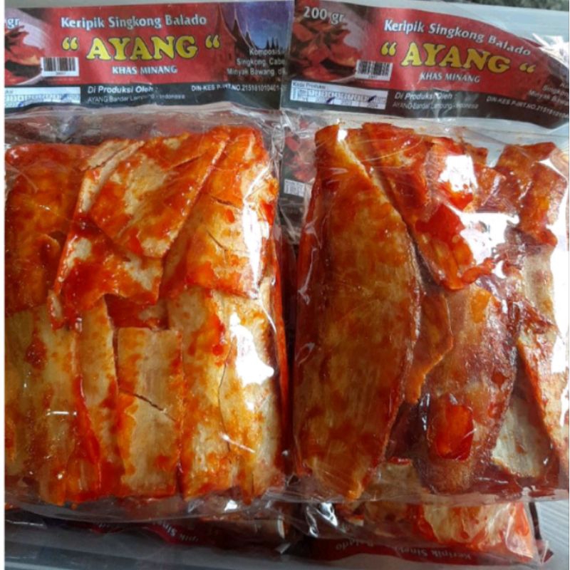 

SINGKONG BALADO KHAS PADANG BERAT 200 GRAM