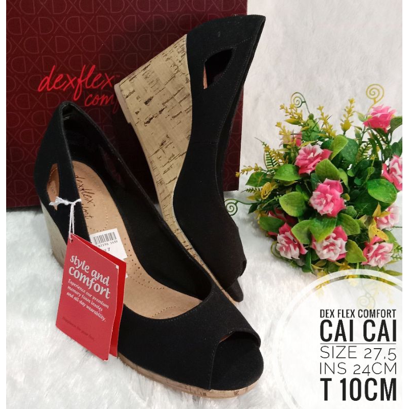 Wedges hitam New Original Payless