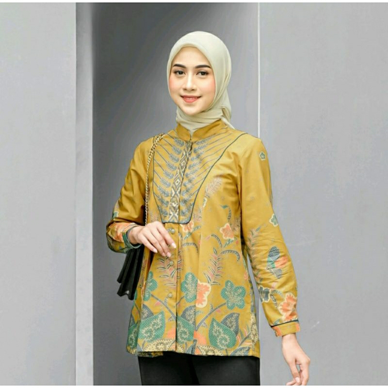 BATIKULA AYODYA BLOUSE BATIK ukuran M BATIKULA (Preloved)