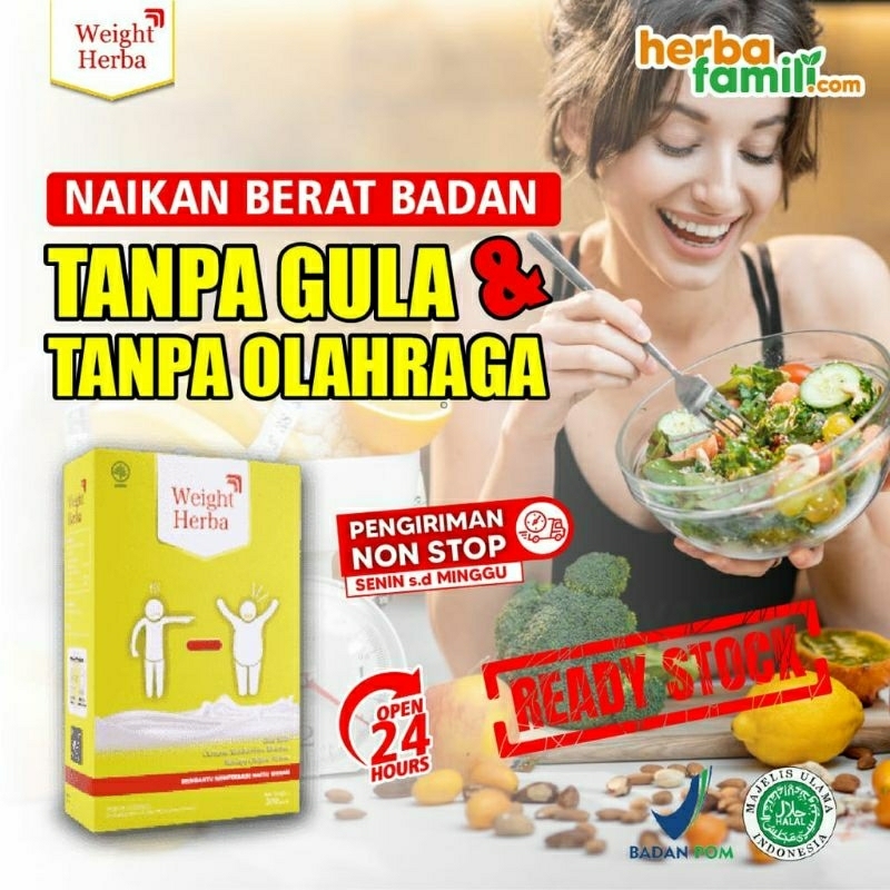 

PAKET 1 BOX SUSU WEIGHT HERBA | Bantu meningkatkan nafsu makan dan menambah berat badan