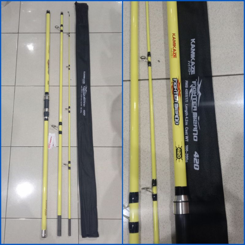 Joran Surf Kamikaze Fighter Mizano 390/420 Sambung 3