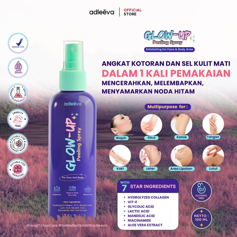 peeling spray glow-up