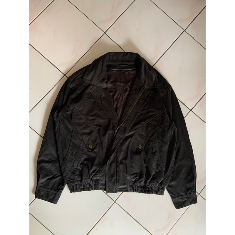 citu road velvet flight jacket