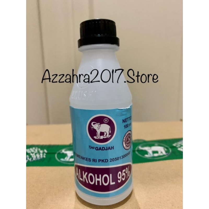 ALKOHOL / ALCOHOL 95% CAP GAJAH 100 ml