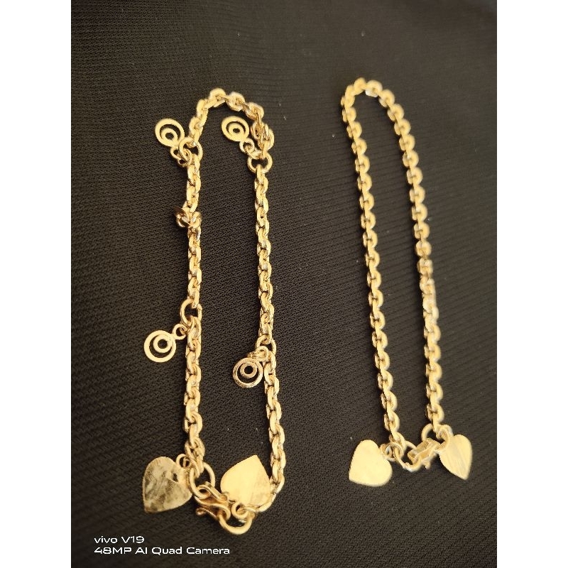 gelang medan sepuh emas