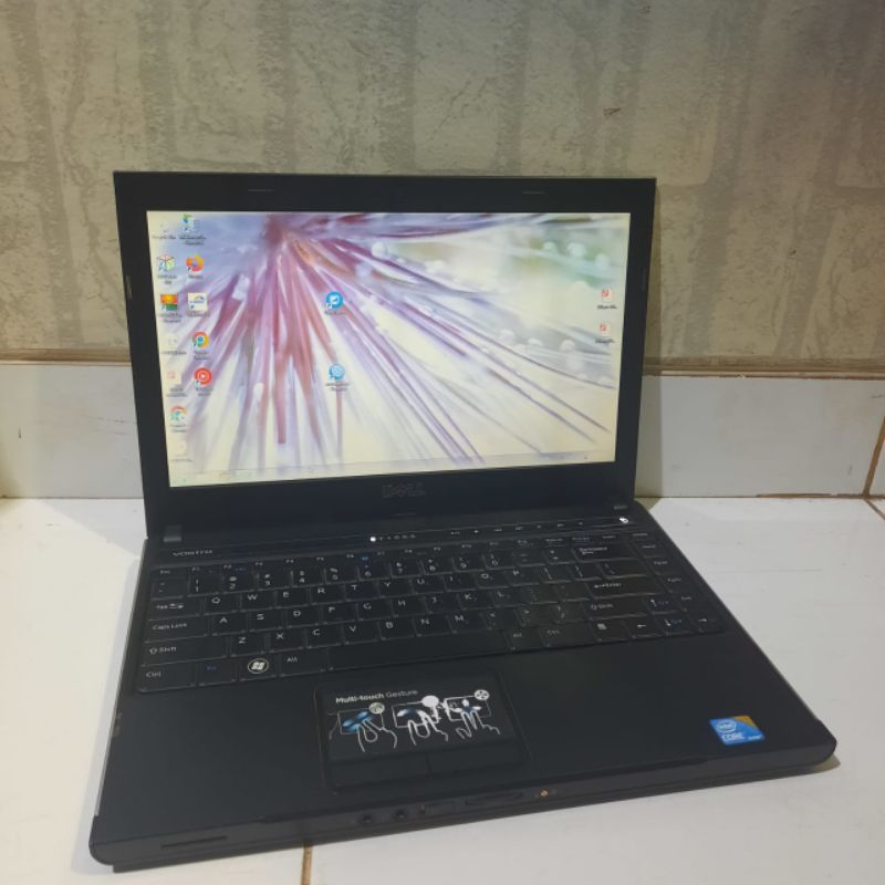 Laptop Dell Vostro 3300 intel Cor i5 Ram 4GB HDD 500GB Os. Windows Full aplikasi Layar 14inch