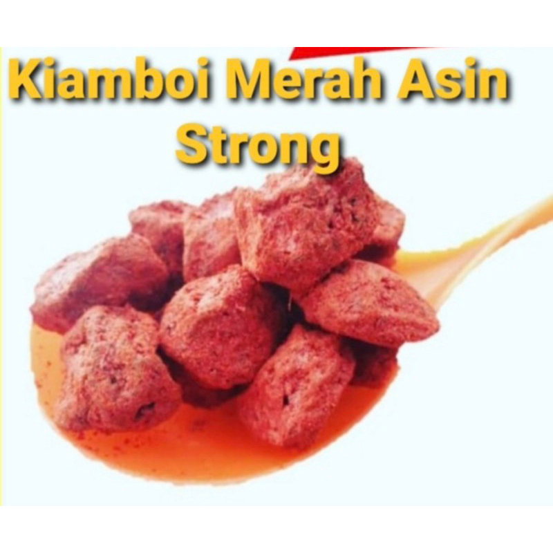 

KIAMBOY MERAH ADA BIJI BERAT 250GR