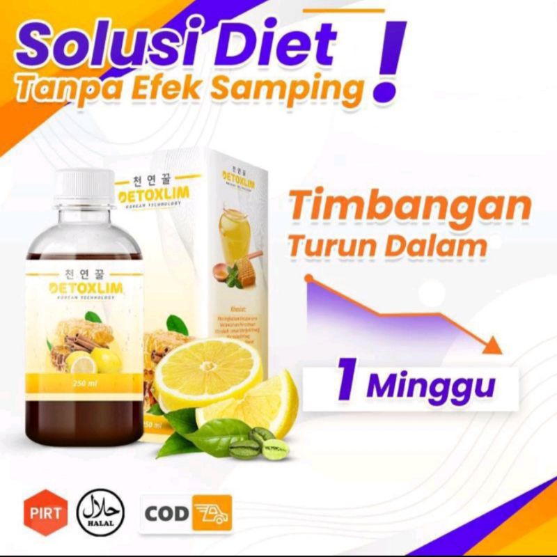 

Madu Diet Pelangsing Detoxlim Asli Original 100% Madu Detoxlim Detoslim Madu Penurun Berat