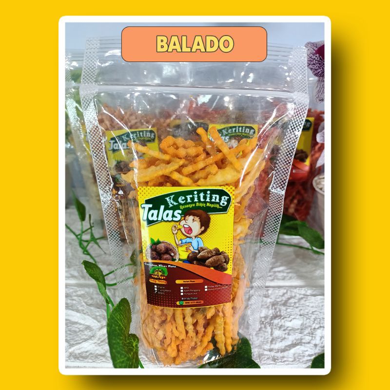 

Stik Talas Keriting Rasa Balado / Keripik Talas / Snack Talas 100gr