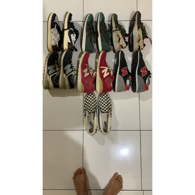 borongan sepatu second