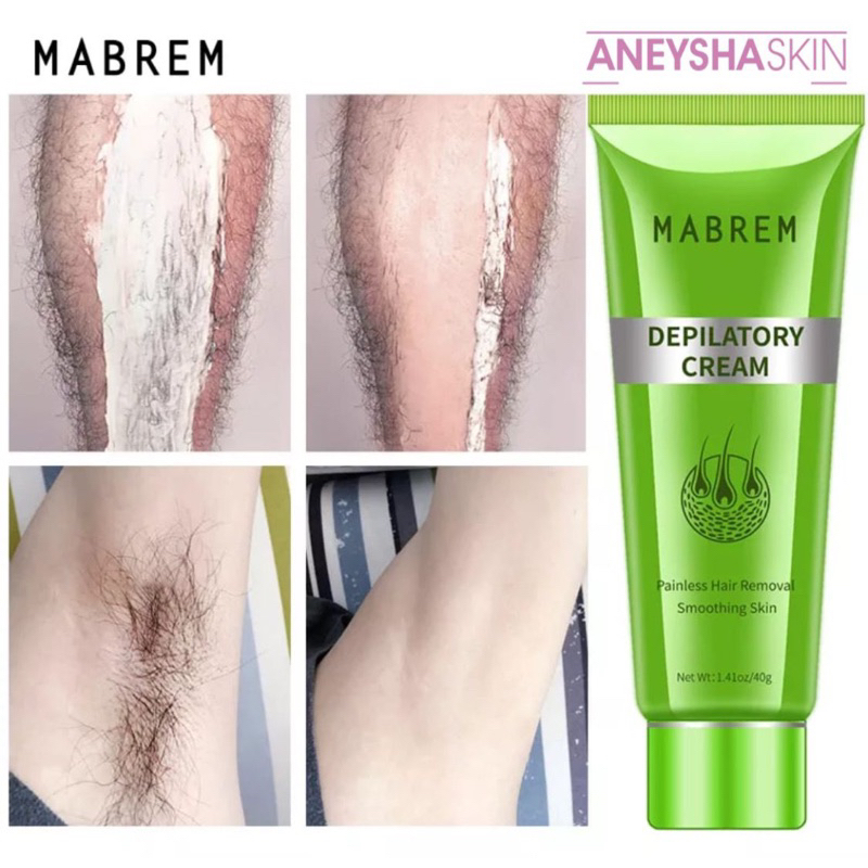 MABREM DEPILATORY CREAM / CREAM PERONTOK BULU KETIAK BULU TANGAN KAKI