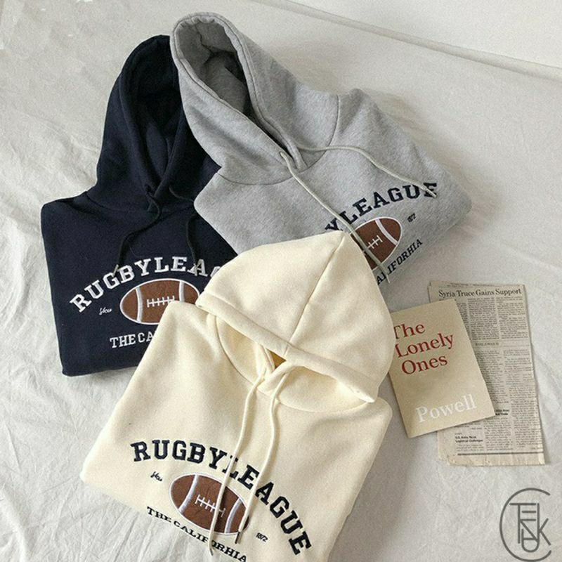 Hoodie jumper Rugby league (pria &amp; wanita)