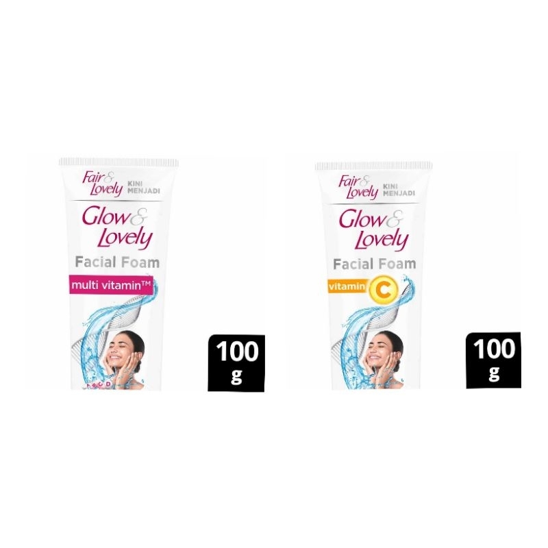 Fair and lovely - Glow and Lovely facial foam 100gr(BESAR)
