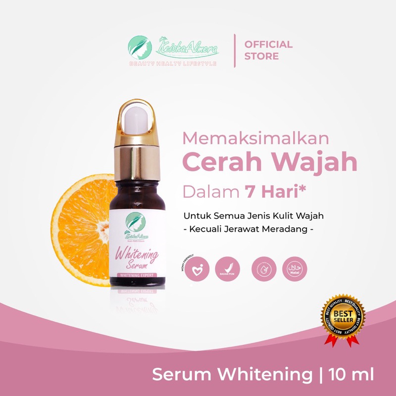 Serum whitening by keisha almera