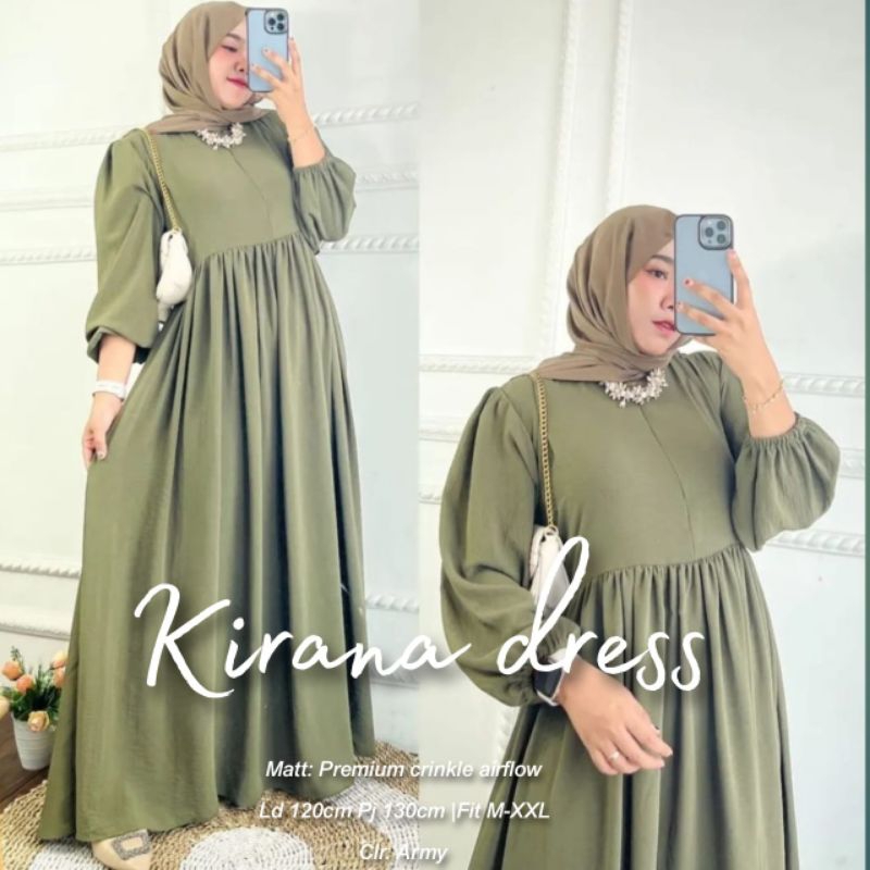 KIRANA DRESS WANITA LD 120 CM TERBARU