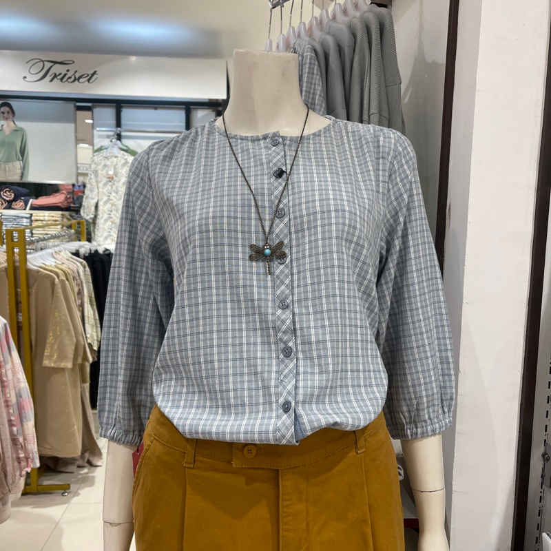 TRISET LADIES - Kemeja Blouse Wanita (S-XL)