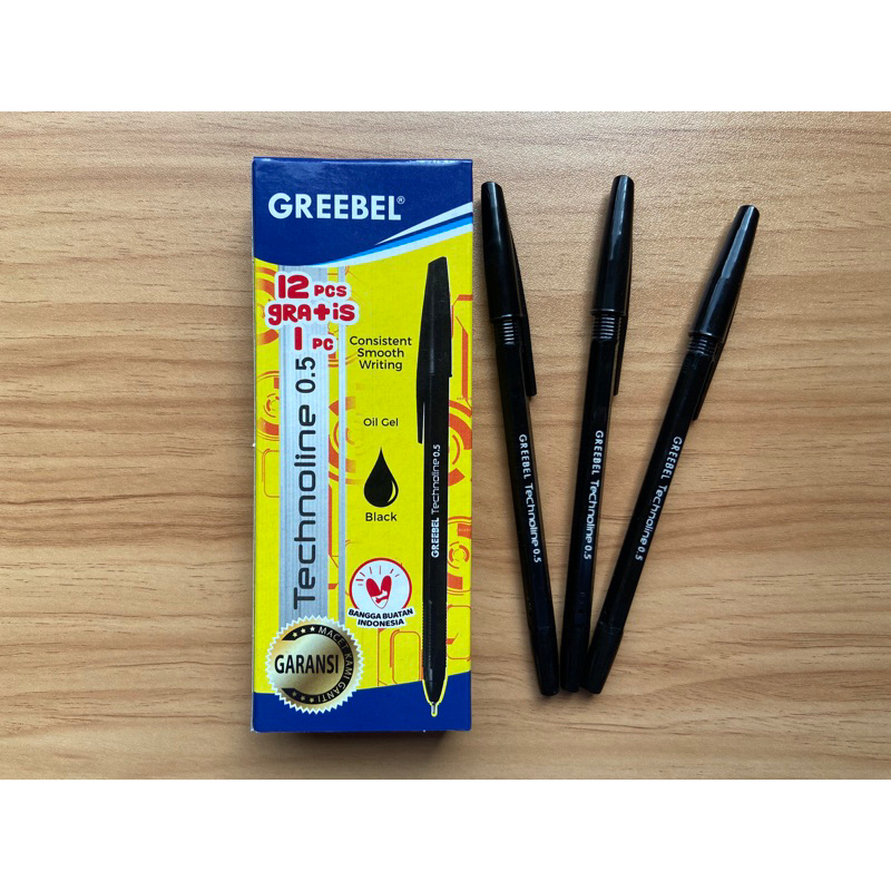 

PULPEN / BALLPEN / PENA GREEBEL TECHNOLINE 0.5 HITAM - BIRU - MERAH