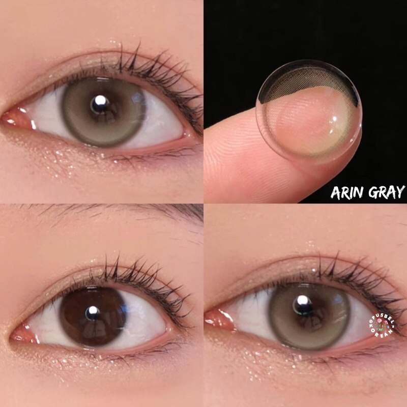 pusbel korean softlens arin gray original korea