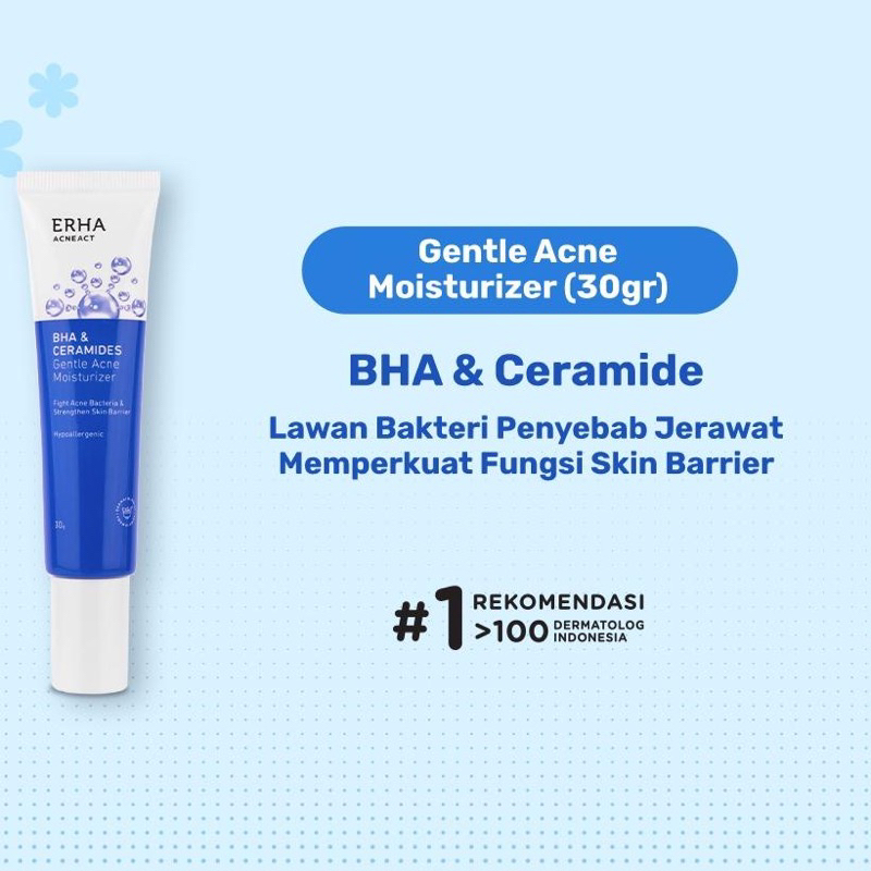 •JEJU• ERHA ACNEACT | BHA & CERAMIDE | GENTLE ACNE MOISTURIZER