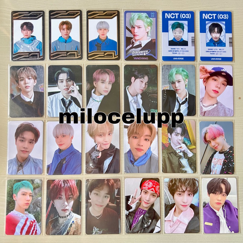 (READY BISA COD) PC Shotaro Sungchan Jungwoo Yangyang Ten Yuta Xiaojun Doyoung Taeil Chenle Universe