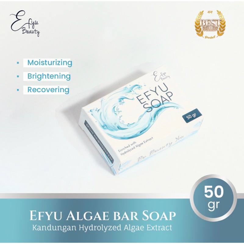 Efyu algae bar soap - Sabun jerawat dan mencerahkan