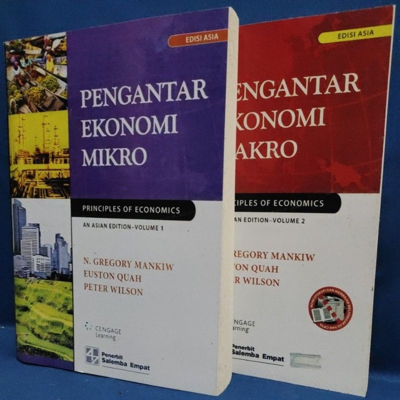 Paket 2 Buku Pengantar Ekonomi Mikro & Makro Edisi Asia Volume 1 & 2 - N. Gregory Mankiw, Euston Qua