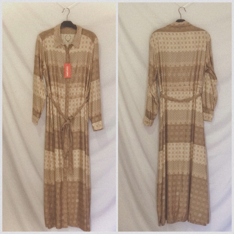 Novel Mice Gamis Rayon Print Uk XL