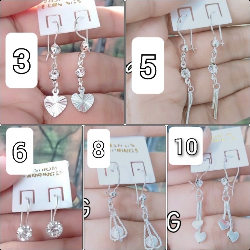 Anting lapis perak silver