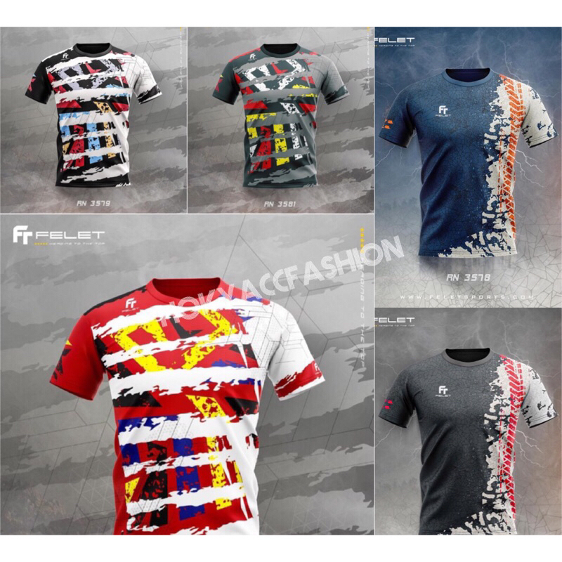 Kaos Baju Badminton felet