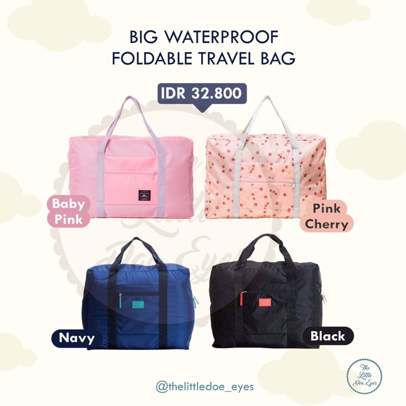 [READY] Travel Bag / Toileries / Cosmetic Bag / Big Waterproof Foldable / Vacuum Storage Bag