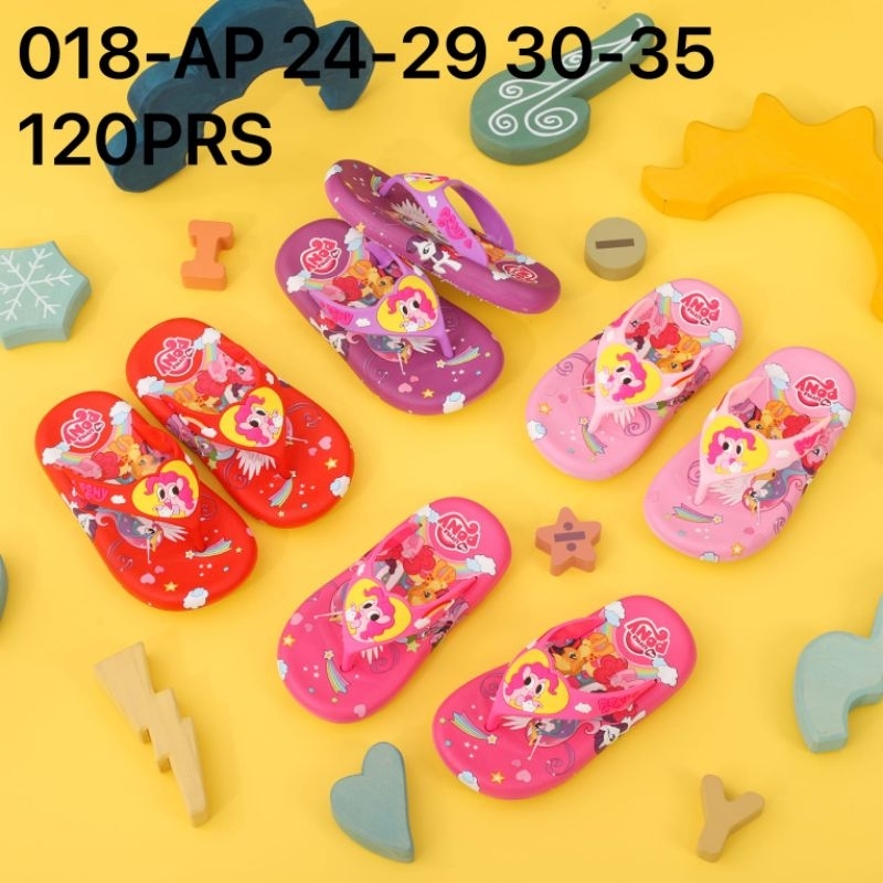 Sandal Anak Cewek Import Sendal Jepit Anak Perempuan Kuda Pony