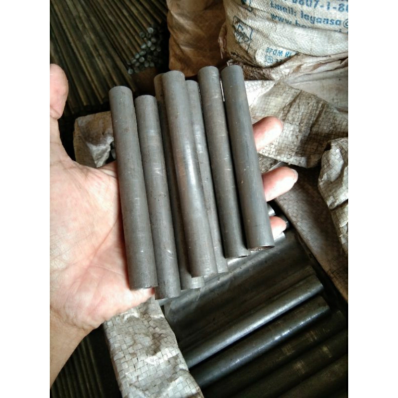 Pipa Besi seamless Od 15 mm ID 10 mm panjang 17,5 cm