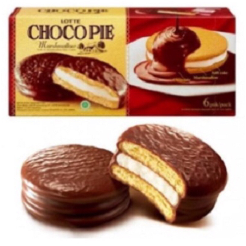 

Lotte Choco Pie Isi 12 @ 28 gram