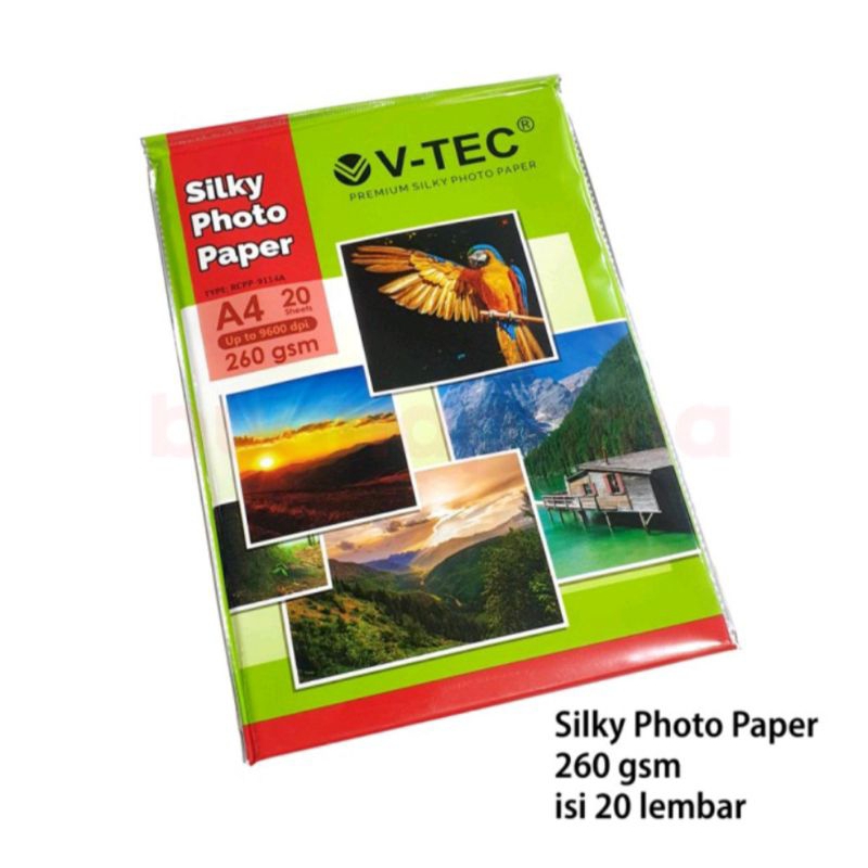 

Silky Photo Paper V-tec