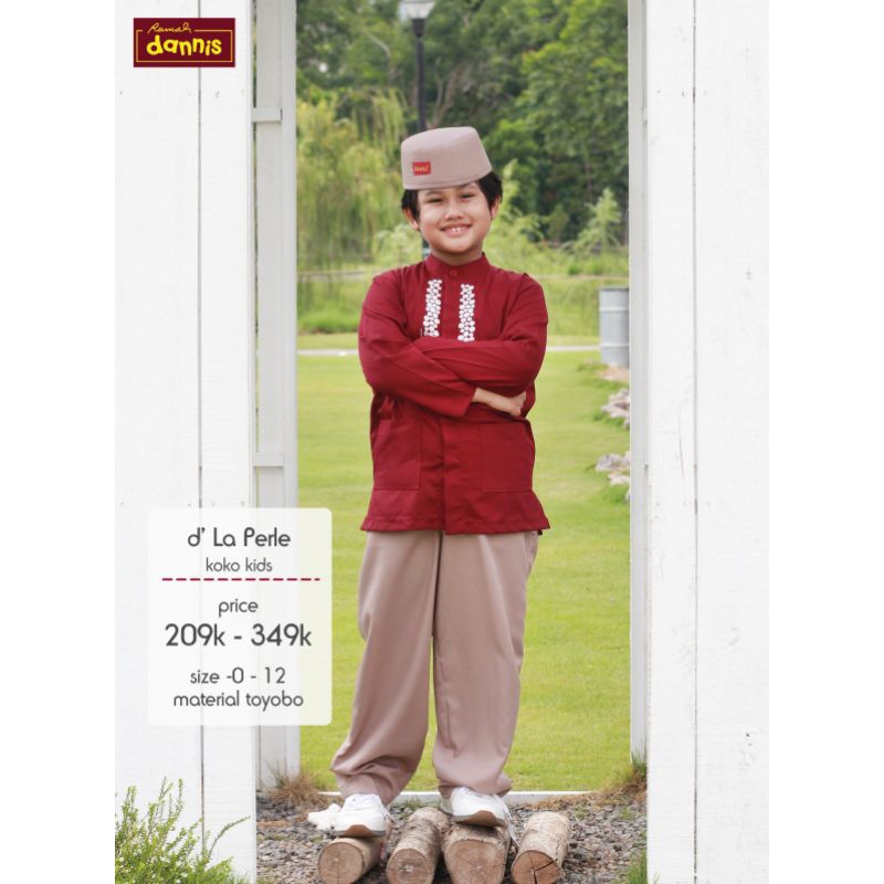 SALE Baju muslim anak laki laki sarimbit premium D La perle Rumah Dannis Collection