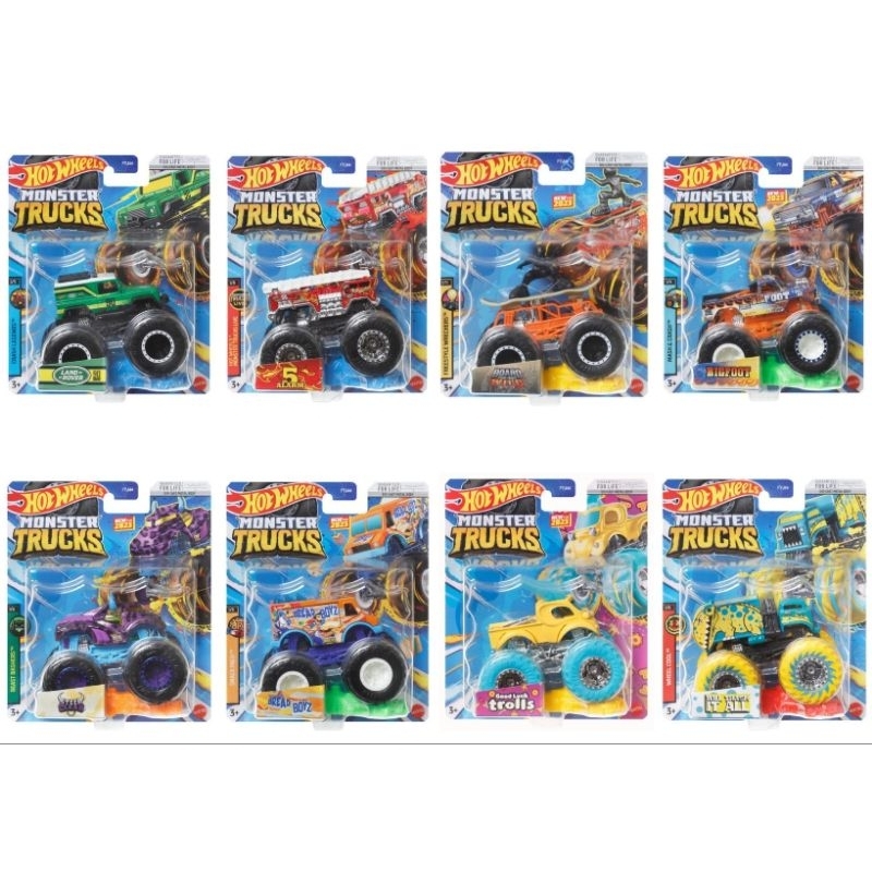 Diecast Miniatur Mobil Hot Wheels Monster Trucks Original Mattel Hotwheels Monster Truck Jurassic World Dominion