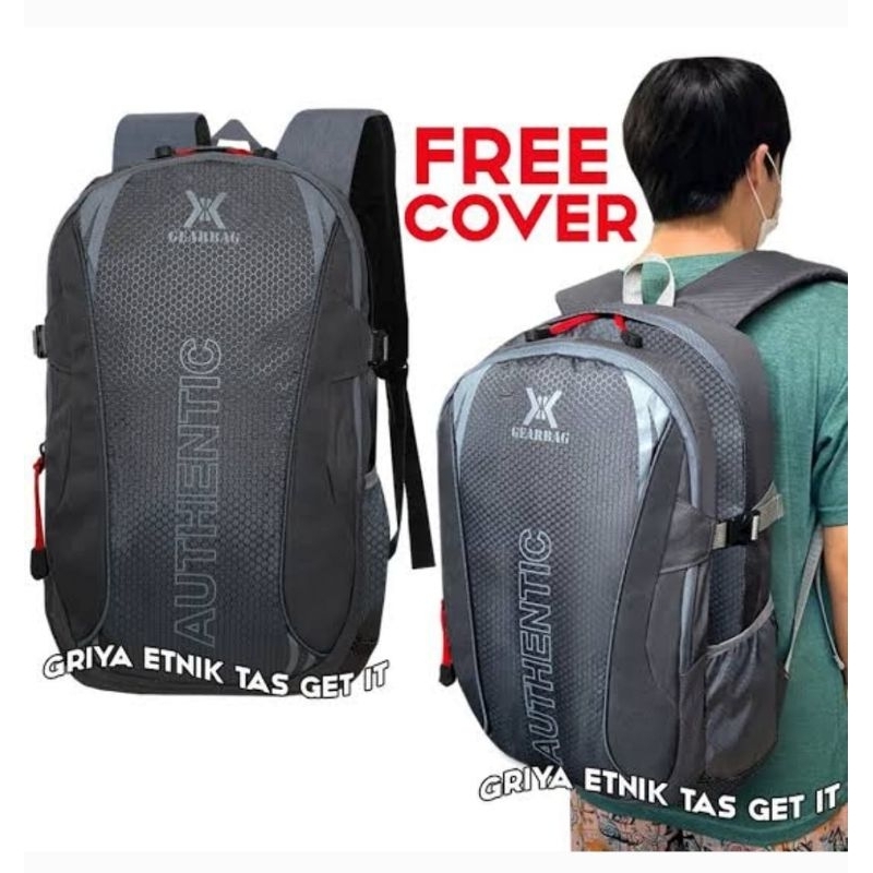 Tas Ransel Punggung Gearbag Authentic 25L # Tas Sekolah Kuliah # Tas Ransel Outdoor