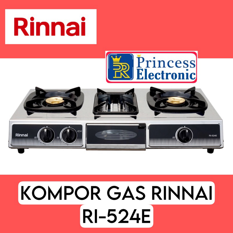 KOMPOR GAS RINNAI RI-524E Grill pemanggang