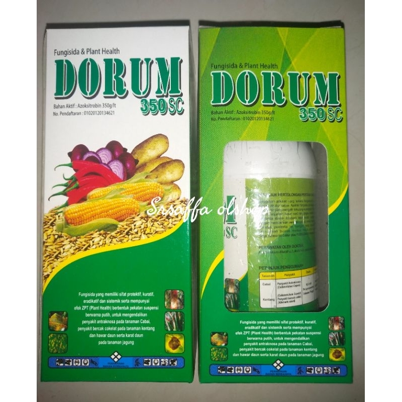 Fungisida DORUM 350 SC Kemasan 200 ml Mengatasi Busuk Daun