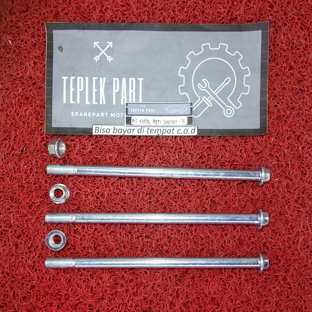 As 10mm/As Roda Depan Mio Jupiter Z Mio Sporty Mio M3 Fizr Vega R New Vega R Mx Old/Panjang 19cm