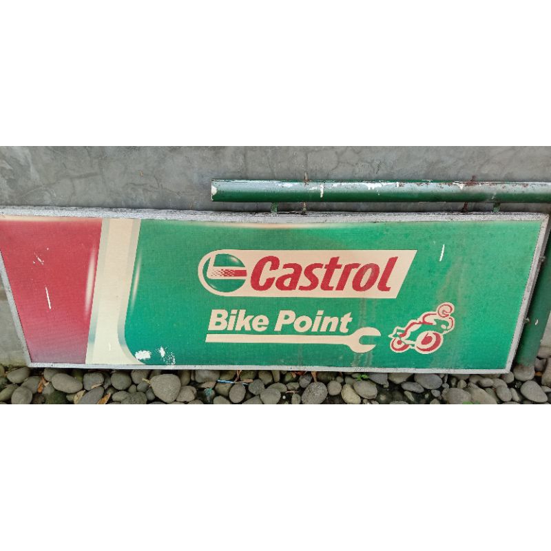 banner oli jadul iklan oli jadul plang oli jadul iklan oli Castrol lawas