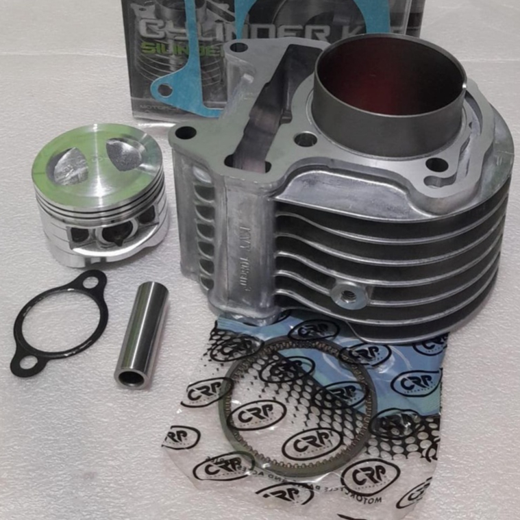 BLOK SEHER BEAT KARBU BORE UP 54MM BLOK SEHER SCOOPY KARBU SPACY KARBU STATER KASAR BORING BLOK CYLI