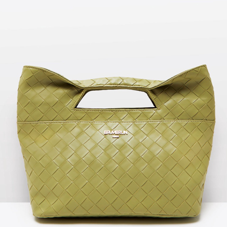 TAS SELEMPANG WANITA BRUNBRUN PARIS CHAREY BOWLER GREEN = BT9073O2