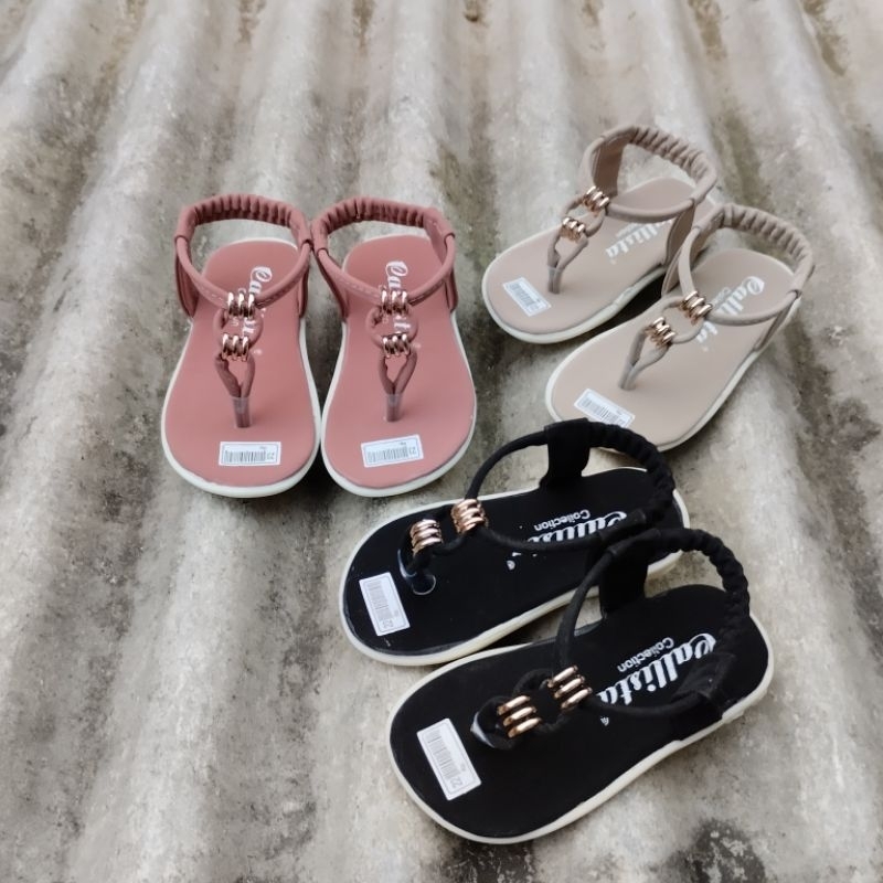 sandal anak perempuan size 22-25