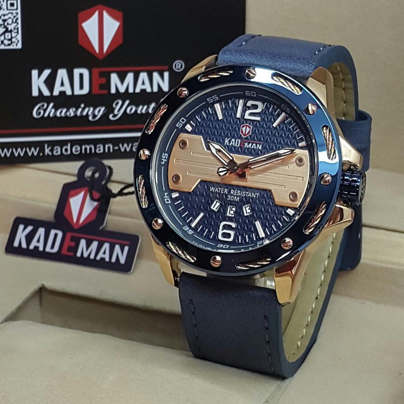 jam tangan pria sport kademan K9075 water resistand